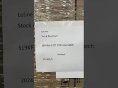 Stock Bitmain S19Kpro 120T Baja potencia Alta tasa de pérdida Bitcoin Asic Miner