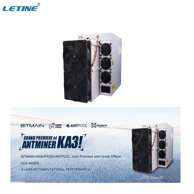 Nueva rafadora superior del minero KA-3 3154W Kadena de Bitmain Antminer KA3 166T KDA KD6 KD máxima