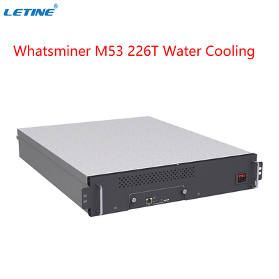 Refrigeración por agua alto Hashrate del minero 6554W de WhatsMiner M53 226T BTC ASIC