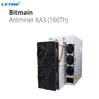Minero Bitmain Antminer KA3 166th/S de Blockchain 166T 3154W KDA Asic