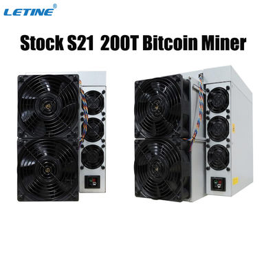 Stock Nuevo Bitmain Antminer S21 200T 195T 188T 17.5w BTC Minería antminer s21 Asic Miner