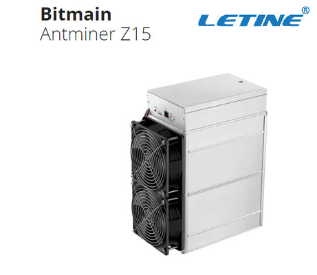 Minero de Asic Bitmain Antminer Z15 420ksol/s para minar la moneda del silencio de ZEC en existencia