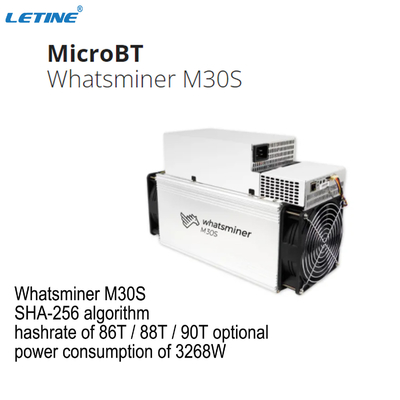 Rafadora Crypto de MicroBT Whatsminer M30S 90T 88T 86T 84T del minero de SHA 256 Asic Bitcoin