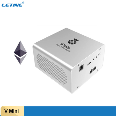 Mini ETH poder Consumation 224W de Hashrate 300MH del minero de IPollo V1 con la explotación minera del hogar de la fuente de alimentación