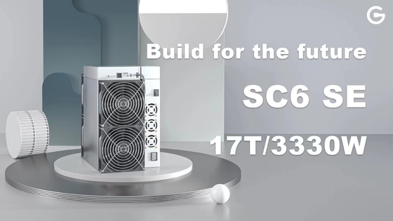 Servidor del ordenador de la moneda 17Th/S 3330W Sia Coin Miner High Hashrate del SC del SE de Goldshell SC6