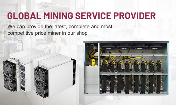 Favorable 110t 3250W Btc minero de Aisc de la explotación minera de Letine Bitmain Asic Antminer S19