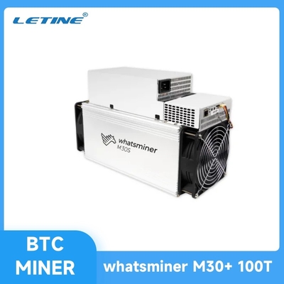 Microbt del minero M30S++ m30s de Letine MicroBT Whatsminer M30S+ 100T 102T BTC