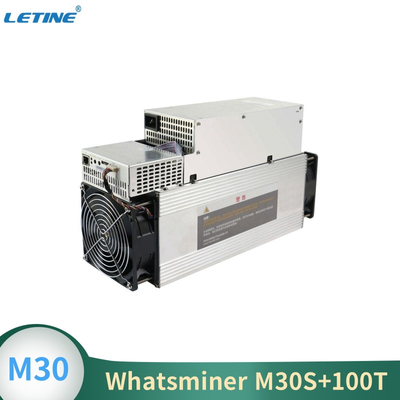 Whatsminer M30S+ de MicroBT que mina el algoritmo SHA-256 con un hashrate máximo del consumo de energía 100Th/s 3400W