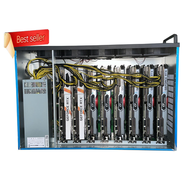 Rafadora de 8 GPU con RTX 3090 3080 3070 3060TI servidor de la tarjeta gráfica del CMP 170HX 90HX