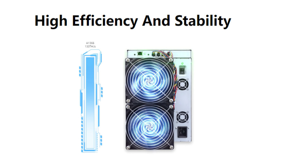 Rafadora de BTC Bitcoin Avalon A1366 130o 3250W SHA-256 alto Hashrate