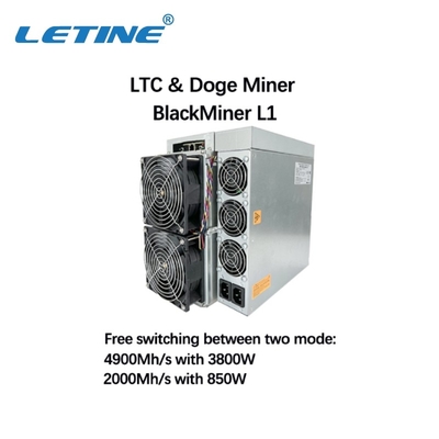 Minero de Hashrate LTC del L1 de Blackminer alto los 4900M Scrypt Crypto Algorithm