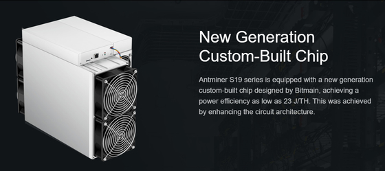 Rafadora Asic Bitmain Antminer 90T 95T 100T 102T 104T 110T del favorable pedazo de Antminer S19j