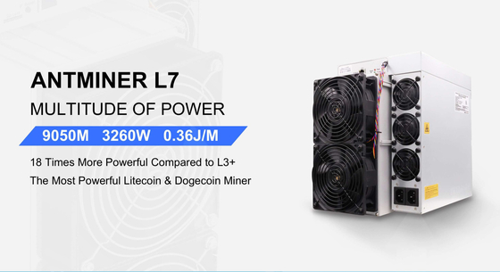 DOGE LTC L7 9050M Máquina de minero Asic Bitmain Antminer L7 9050M 9300M 9500M