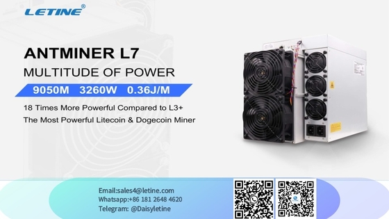 DOGE LTC L7 9050M Máquina de minero Asic Bitmain Antminer L7 9050M 9300M 9500M
