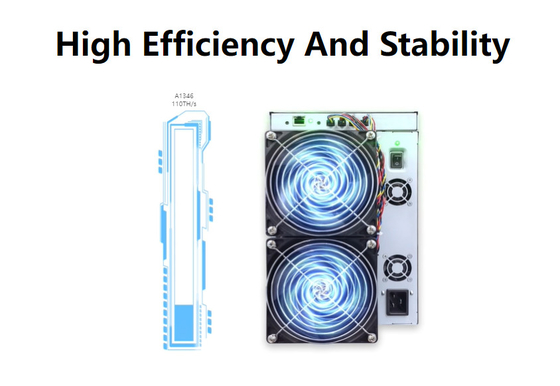 De Avalon A1346 110o BTC Asic alta Hashrate Bitcoin explotación minera Equiment del minero 3300W