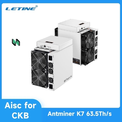 3080W Bitmain Asic Antminer K7 63.5Th Eaglesong Algorithm Blockchain Miners