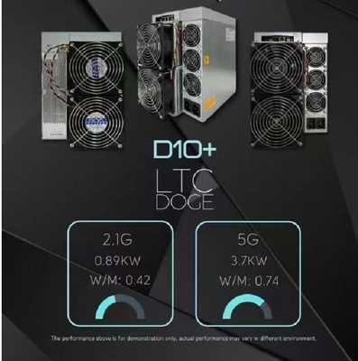 Consumo de una energía más baja 890W del minero los 2100M de Asic del dux del martillo D10+ los 5000M LTC