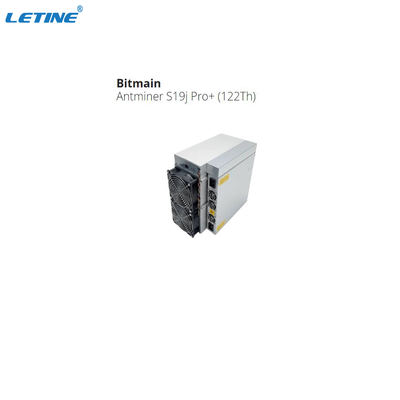 Algoritmo 3355W del minero SHA-256 de Antminer S19j Pro+ 122Th Bitmain Asic
