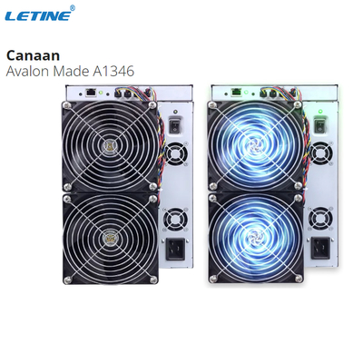 rafadora Crypto de 30W Canaan Avalon Miner A1346 110o 107T 104T Currenty Bitcoin