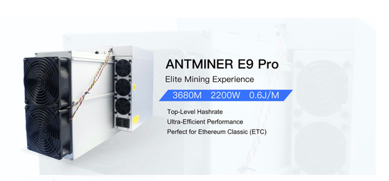 del Pre-orden favorable 3.68G EtHash 3.68Gh/s 7GB Ram High favorable etc Asic de Antminer E9 minero A11 del hashrate 2200W E9 favorable