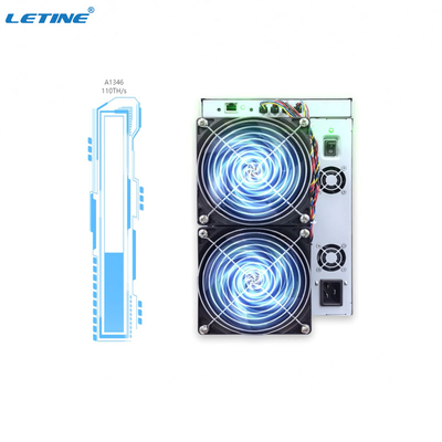 Minero With Power Supply de A1346 A1366 Canaan Avalon Miner 1346 110T Bitcoin