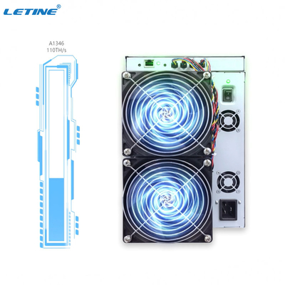 Minero With Power Supply de A1346 A1366 Canaan Avalon Miner 1346 110T Bitcoin