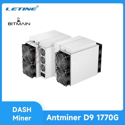 Rociada usada X11 1770Gh 3148W 75db de D7 1234gh Bitmain Antminer D9