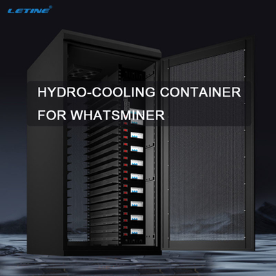 Caja de enfriamiento del envase 200KW de la refrigeración por agua para Whatsminer M33 M53