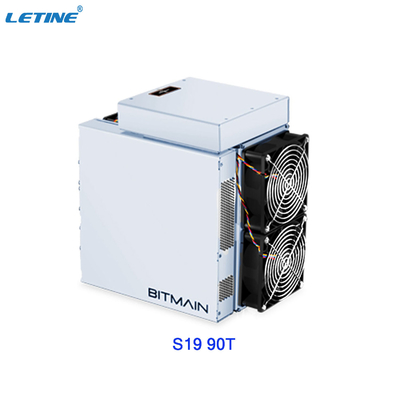 75db 90T S19 Bitmain Antminer con consumo de energía de 3250W