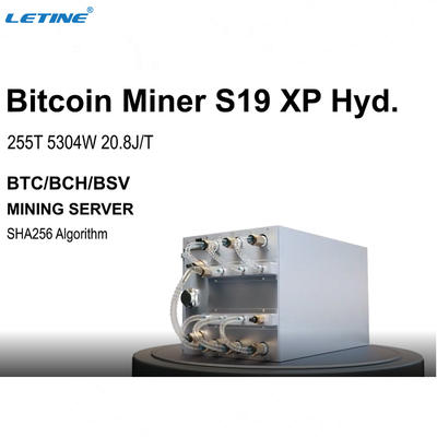 Rafadora hidráulica hidráulica del minero 177T S19XP del bitcoin S19pro+ del minero BTC de Asic 257T Bitmain Antminer