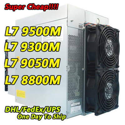 Minero del minero L7 de la refrigeración por aire de Litecoin Dogecoin Antminer L7 los 9500M los 9300M los 9160M los 9050M los 8800M los 8550M Scrypt Algorithm Scrypt