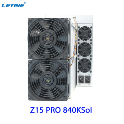 Antminer Z15 favorable de Bitmain que mina el algoritmo de Equihash con un hashrate máximo del consumo de energía 840ksol/s 2560W