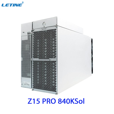 Antminer Z15 favorable de Bitmain que mina el algoritmo de Equihash con un hashrate máximo del consumo de energía 840ksol/s 2560W