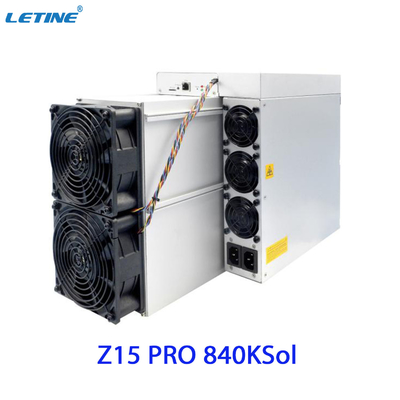 Antminer Z15 favorable de Bitmain que mina el algoritmo de Equihash con un hashrate máximo del consumo de energía 840ksol/s 2560W