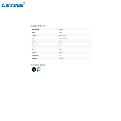 SC Lite Goldshell Asic Miner Blake2B-Sia Algoritmo 4.4Th/S SiaCoin ScPrime