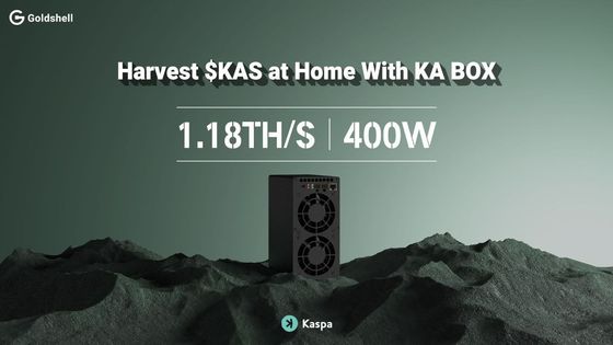 KAS Asic Miner Goldshell KA-BOX 1.18Th/s KHeavyHash Algoritmo de la máquina de minería Kaspa Antminer KS5 KS3 Iceriver KS3M
