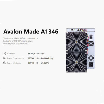2024 Nuevo lanzamiento Canaan Avalon A1566 185Th/S 3420W Para la minería de Bitcoin Avalonminer A1566 A1466 A1346
