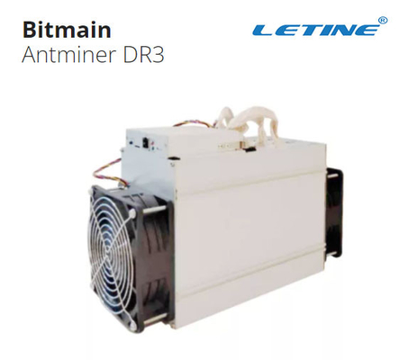 Blake256r14 Bitmain Antminer Dr3 7.8O 1410W con la fuente de alimentación