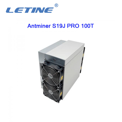 FAVORABLE 100T 3050W SHA-256 hashrate de la rafadora de Bitcoin del algoritmo de Bitmain Asic Antminer S19J del minero 100Th/s