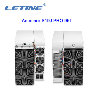 Minero 3355W de la cadena de bloque del algoritmo de Bitcoin Miner S19j Pro+ 122T SHA 256 del minero de Bitmain BTC