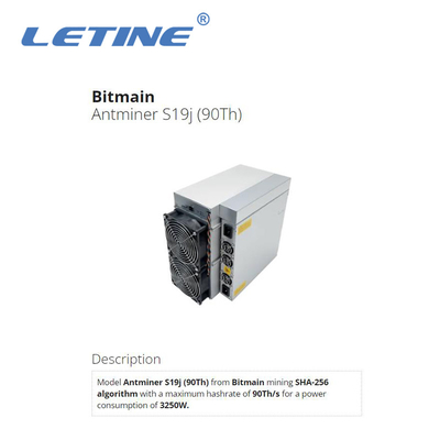 Bitmain Asic Antminer S19J 90T 3100W para el minero S19J FAVORABLE 104T S19 FAVORABLE 110T Ant Miner de BTC Bitcoin