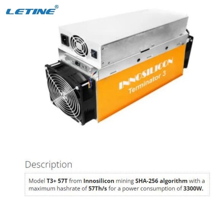 Minero SHA-256 de T3+ 39T 43T 50T 52T 57T Innosilicon Asic