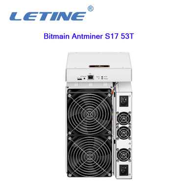Minero usado de la rafadora de Bitmain Antminer S17 53T 2385W BTC S17 50T S17+ 73T 76T Asic