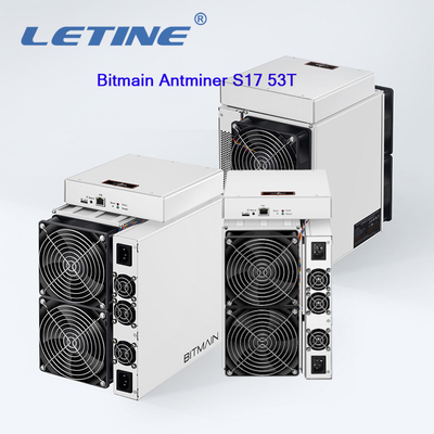 Minero usado de la rafadora de Bitmain Antminer S17 53T 2385W BTC S17 50T S17+ 73T 76T Asic