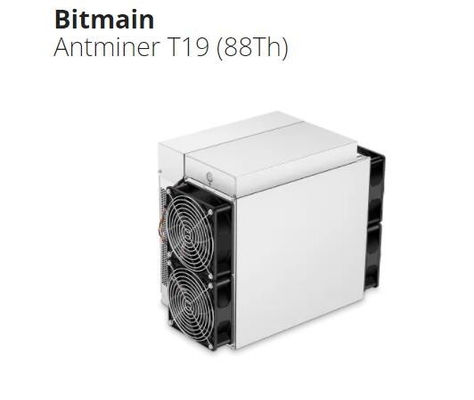 84.o Bitmain SHA-256 Bitcoin BTC minero de Antminer T19 88.o común