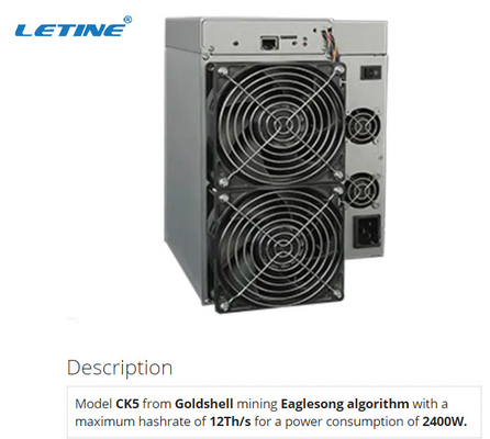 Minero Eaglesong Algorithm CKB de CK5 12mo Goldshell Asic