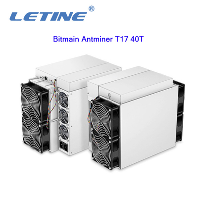 Explotación minera de Bitmain Asic Antminer SHA256 Antminer T17 40T 7nm 2200W BTC Bitcoin 55 W/T