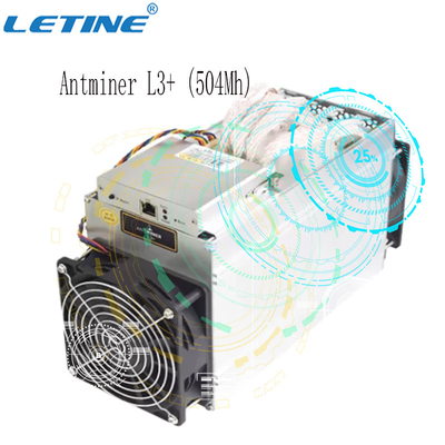 Minero de Scrypt L3++ L3+ Asic de la rafadora de Bitmain Antminer L3+ 504Mh