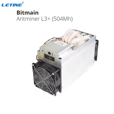 Minero usado de la mano de LTC Scrypt segundo del dux de Antminer L3+ L3++ 504Mh 600MH