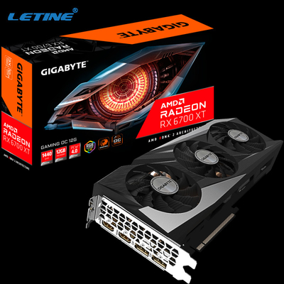 Minero Graphic Card RX6900XT AMD Radeon RX 6800 XT 6700XT 6600XT 5700XT de 12GB GDDR6 XFX